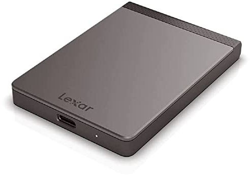 Lexar SL200 512GB Portable SSD, External SSD, Solid State Drive, Up to 550MB/s Read, 400MB/s Write, USB Type-C (LSL200X512G-RNNNG)