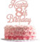 Xsstarmi 1 Pack Happy 8th B'Day Cake Topper Glitter 8 & Fabulous Cheers to 8 Years B'Day Cake Pick Celebrating 8th B'Day Anniversary Party Cake Decor Supplies Rose Gold (UKXM119 Rose Gold 8th)