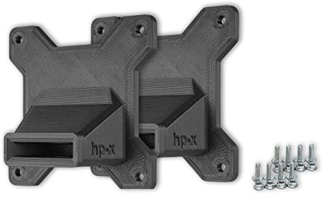 Pack d'adaptateurs VESA pour moniteurs HP (22f,24f,24fw,22es,22ea,24es,24ea,27es,27ea) - Jeu de vis Inclus - 75x75 mm (2-Pack)