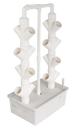 CaMbos Tragbarer vertikaler Wachstumsturm, Hydrokultur-Anbauset mit 2/3/4 Säulen, Hydrokultur-Turm-Anbausystem, Gemüsepflanzenturm-Geschenk für Gartenliebhaber.