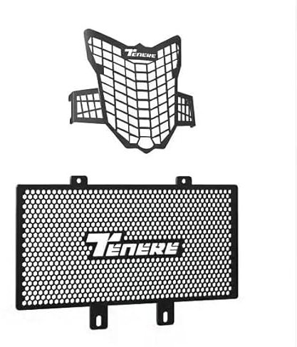 Protector Radiador Moto Para Y&AMAHA SUPER TENERE 2008-2016 2015 2014 2013 2012 Cubierta Protectora Rejilla Para Faro Motocicleta Juego Protección De Radiador XT660Z Xt 600 Z Protectora Rejilla Radiad