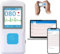 HaSoCare Tragbarer EKG-Monitor, Herzfrequenzmesser mit LCD-Bildschirm und Speicher, drahtlose Heimgebrauch Herzüberwachungsgeräte, Kompatibel mit Smartphone und PC, FDA Cleared