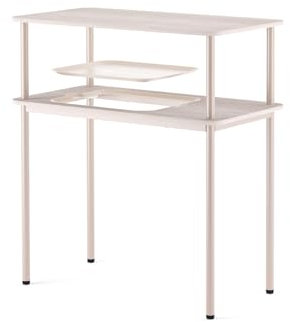 Snow+ ShelfMate - Bandeja de arena para gatos autolimpiable, estantería de almacenamiento para cajas de arena Snow+