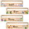 Personalisiertes Lesehilfe mit Lineal aus Holz - 15 cm Lineal mit Namen & süßen Motiven wie Dino, Bär - Geschenk zur Einschulung 2025 für Jungen & Mädchen - Schultüten-Füllung, Schulanfang (Farbig)