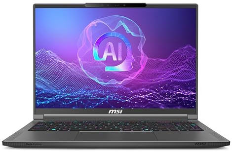 msi Creator A16 AI+ (2024) 16” QHD+ OLED 240Hz Laptop: AMD Ryzen AI 9-365, NVIDIA RTX 4070, 32GB LPDDR5x, 1TB NVMe SSD, WiFi 7, Win 11 Home: Lunar Gray A3HVGG-233US