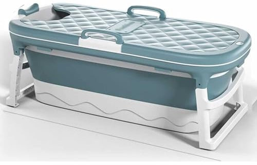 Grande baignoire portable pour adultes avec bidet et sauna pliable pour la maison, spa, jacuzzi, baignoire japonaise, cabine de douche compacte et pratique de 137,2 cm