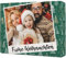 GRAVURZEILE – DIY Adventskalender zum Befüllen – Retro Foto – Weihnachtskalender Personalisiert mit eigenem Foto – 24 Fächer, Nikolaus & Heiligabend extra groß - Farbe: Grün