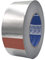 ACIT, Ruban adhésif en aluminium professionnel, ruban aluminium haute température, ruban adhésif résistant à l'eau, au froid, ruban métallique adhésif (30 microns sans doublure, 50 m x 50 mm)