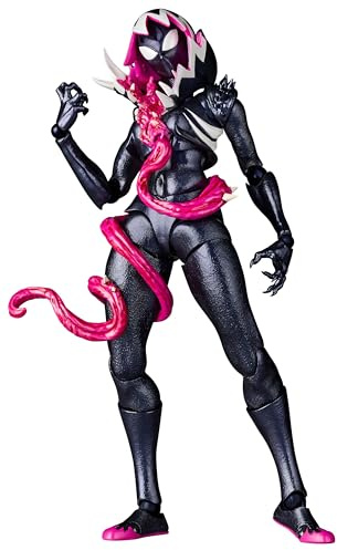 Kaiyodo Revoltech NR071 Amazing Yamaguchi Gwenom Gesamthöhe ca.5,9 Zoll (150 mm), nicht kalk, PVC, ABS, POM, vorgemalte Actionfigur