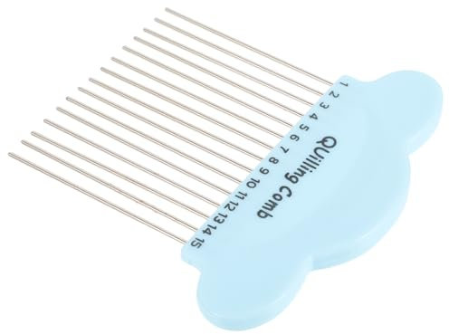 TEHAUX Paper Combing Device for DIY Craft Paper Quilling Comb Use in Crafting Projects