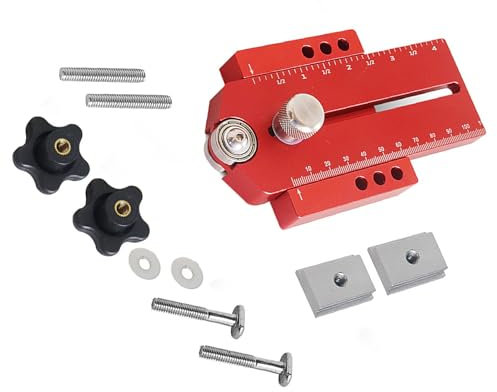 BOKIOESDE Precision Cross Cut Sled For Table Saw Skill Saw Guide Table Saw Fast Cutt-ing Limit Fence Aluminum Alloy Thin Rips Jigs