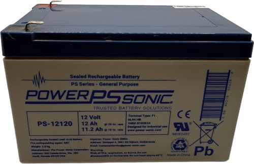 Power PS 12120 / 12V 12Ah VDs AGM Blei Akku Batterie