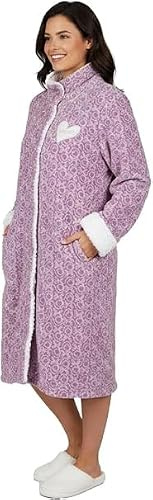 Vestaglia Donna In Coral Fleece Invernale Con Cerniera LWW00300