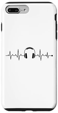Carcasa para iPhone 7 Plus/8 Plus Auriculares Heartbeat