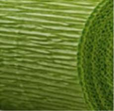 Floristen Krepp gras-grün, 160 gr./qm wasserfest, im preiswerten 5 Rollen Set, Lieferung frei Haus