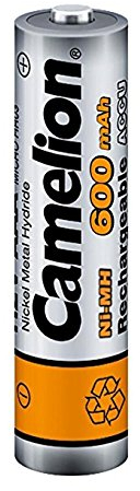 Camelion Akku AAA 600 mAh Micro NiMH schnellladefähig, ohne Memoryeffekt