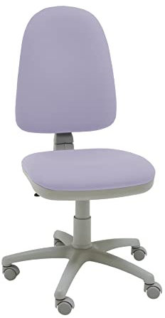 La Silla de Claudia - Silla de Escritorio giratoria Torino Gris ergonómica para Oficina y hogar con Contacto Permanente (Lila)