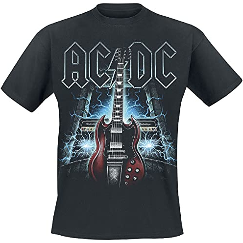 AC/DC High Voltage Guitar Männer T-Shirt schwarz Band-Merch, Bands 3XL