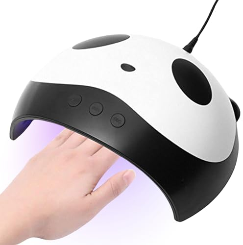 DEWIN UV Lampe, Panda UV LED Lampe für Nägel 24W Nageltrockner Maniküre Lampen USB LED Nageltrockner