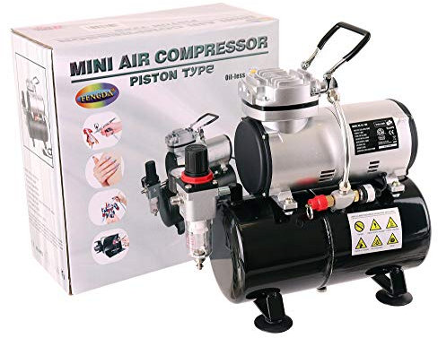 Compresseur Airbrush avec réservoir ŕ air/Récipient sous pression/4 bar