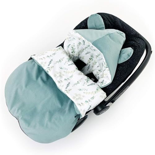 Baby Sommer Fußsack für Babyschale leicht dünn, Babyfußsack Schlafsack Übergang Frühling Einschlagdecke Kinderwagen Bett Wiege
