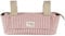 Walking Mum. I Love Vichy Schwangerschaftstasche für Kinderwagen, Kurze Griffe zur Befestigung am Kinderwagen, Rosa, 31 x 17 x 12 cm