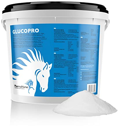 PharmaHorse Glucopro | ausgewogene Mischung | 100% dopingfrei | Humanqualität | 100% frei von Zuckerzusätzen | 5000 Gramm