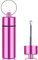 iSnuff Premium Travel Container with Spoon | Metal Vial with Telescopic Spoon - Deluxe Dispenser (Pink)