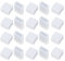 LAMPVPATH 20 Pcs Micro USB Male Port Plug, Micro USB Male Anti Dust Cover Plug Protector Stopper Cap-White