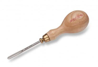 Robert Sorby P500402 Micro Straight Gouge 2mm - Woodcarving Chisel - Woodturning Tool for Carving
