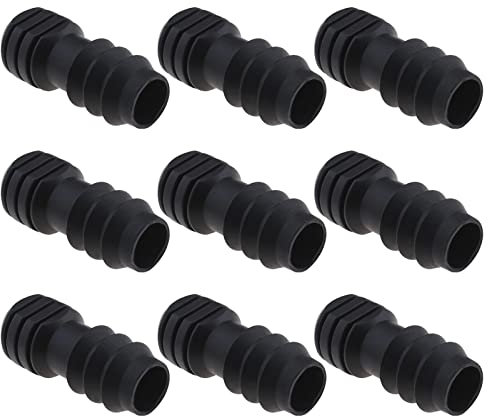 OTOTEC 20PCS 16mm Drip Irrigation Plugs Garden Hose End Stop Plug Connector for Garden Irrigation PE Pipeline Connection Greenhouse Flower Bed Courtyard
