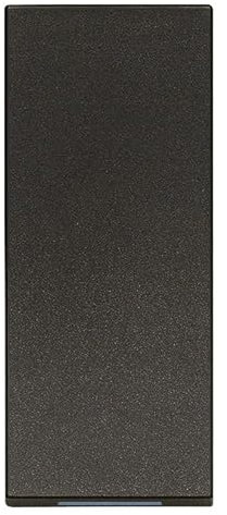 Vimar 31000S.G Linea Copritasto intercambiabile 1 modulo allineato, con fascio di luce verticale, nero