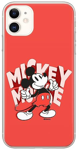 ERT GROUP Handyhülle für iPhone 11 Original und offiziell Lizenziertes Disney Muster Mickey 044 optimal an die Form des Handy angepasst, hülle aus TPU
