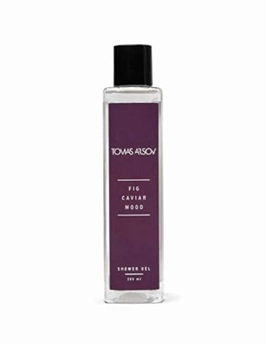 Tomas Arsov Fig | Caviar | Wood | Duschgel 200 ml | Feuchtigkeitspflege | Sanfte Reinigung | Hautfreundliche Formel | Aromatischer Schaum | Pflegendes Duscherlebnis