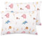 Fittia Kuscheliger Gestrickter Kissenbezug Kinder 40x60 Baby Kopfkissenbezug Kleinkind Kissenhülle aus Bio Baumwolle für Kinderwagen, 2er-Pack mit Zirkus Gemustert 40x60cm