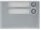 Frontalino Urmet Alpha 2 pulsanti grigio - 116812G