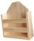 ＡＷＨＡＯ Heu-Futterständer für Kaninchen, Futterhalter für Kleintiere, Heuraufe aus Holz, Heuständer für Meerschweinchen, Chinchilla