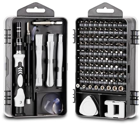 120 in 1 Precision Screwdriver Set - Small, Professional Magnetic Repair Tool for Phone, Watch, Glasses, Ring Repair