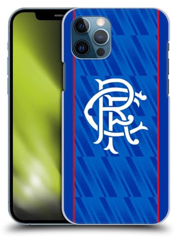 Head Case Designs Carcasa rígida con licencia oficial de Rangers FC Home 2024/25 compatible con Apple iPhone 12 / iPhone 12 Pro