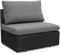 bonni Toledo Lehnsessel, Sessel mit Schlaffunktion, Schlafsofa, Klappsofa, Schlafcouch, Bettsofa, vom Hersteller, Couch, Couchgarnitur, Sofagarnitur, Ideal für kleine Wohnungen (Grau/Antrazit)