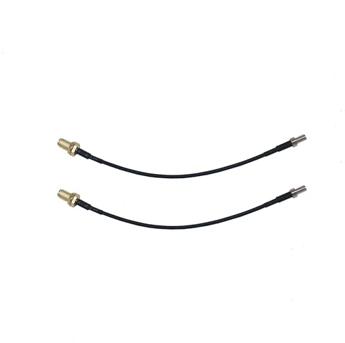 Koaxialadapter SMA auf TS9 RG316 Kabel 15cm 2 Stk. | Robust und flexibel | Für Antennen, Router, Modems, Gateways