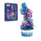 DelightCube Flower Bonsai Kit, Bonsai Blue Rose Mini Set, Creative Artificial Flowers Building Bricks Toys & Home Decor, Gift for Children and Adults