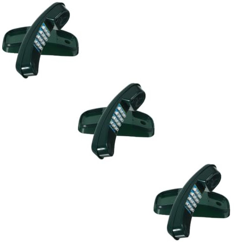 QUMIIRITY 3piezas Juguete De Teléfono Simulado para Niño Niña Teléfono Educativo De Aprendizaje para Bebés Interacción Familiar y Desarrollo Social Oscuro