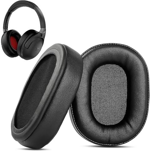 DowiTech Bequeme Ohrpolster Kissen Ersatz Kompatibel mit Taotronics TT-BH036 SoundSurge 36 Kopfhörern Ohrpolster mit weicherem Leder und hochdichtem Schaum