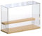YPIOUREN Durchsichtige Vitrine Aus Acryl Mit Licht, Vitrine Mit Ständer Und Staubdichter Schutz, Vitrine Aus Acryl, Miniaturvitrine, For Sammlerstücke Und Actionfiguren(Without light,32*12*21.2cm)