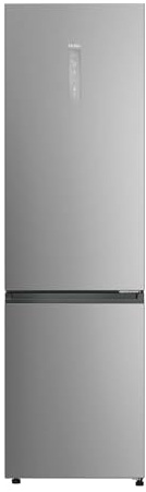 Haier 2D 60 Serie 3 PRO Frigorifero Combinato No Frost 406 L, 205x59,5x66,7 cm (AxLxP), Classe D, Air Surround, My Zone Pro -3°/+5°, WiFi App hOn, Silenzioso 35 dB, Inox HDPW3620DNPK