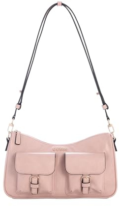 GUESS Schultertasche Umhängetasche Kassie Convertible Shoulder Bag Light Rose altrosa