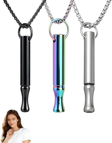 UEAVOID Smoking Quitting Aid Set of 3, 3 Colours - Stop Smoking Support & Stress Relief for a Smokeless Life, Anxiety Breath Necklace with Resistance