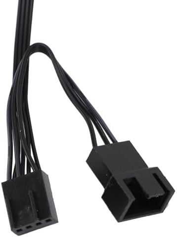 Radiatore per RAM ARGB con doppia ventola di raffreddamento PWM, dissipatore per moduli di memoria DDR, DDR2, DDR3, DDR4 e DDR5, illuminazione RGB a 5 V e 3 pin, (Nera)
