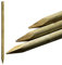 True Products 5 Pack - 1.2m (4ft) x 50mm Machined Round Wooden Treated Fence Posts Stakes Wood Fencing